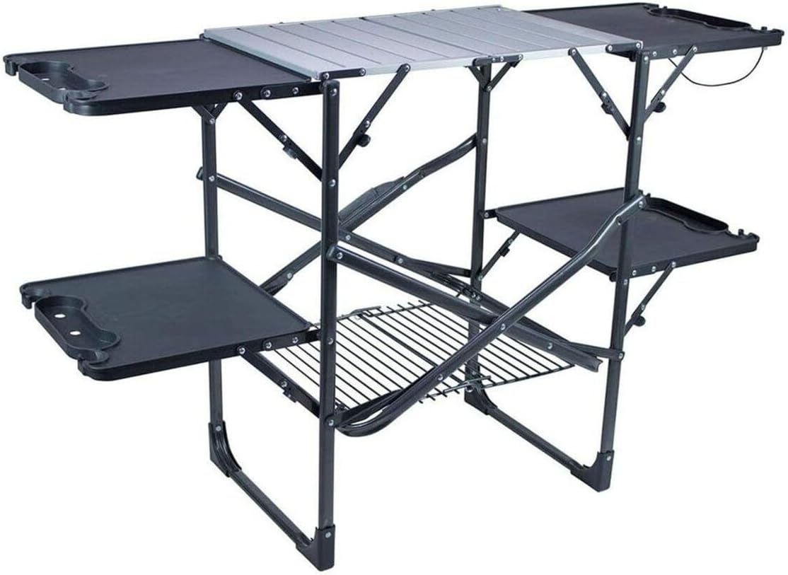 Camping Cooking Top - Slim Fold Portable Camping Kitchen Table