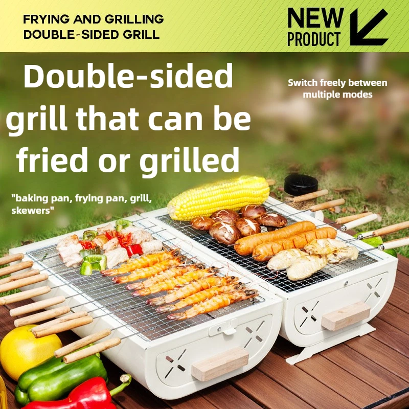 Camping Cooking Grate - Barbecue Oven Household Grill Portable Outdoor