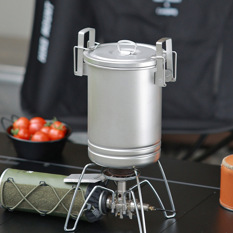 Outdoor Cooking Steamer Pot, C - Camping Cooking One Pot ulasan dan harga