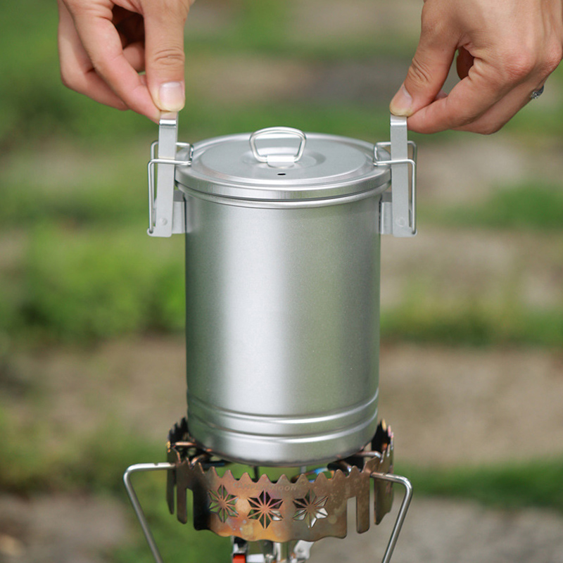 Outdoor Cooking Steamer Pot, C - Camping Cooking One Pot ulasan dan harga