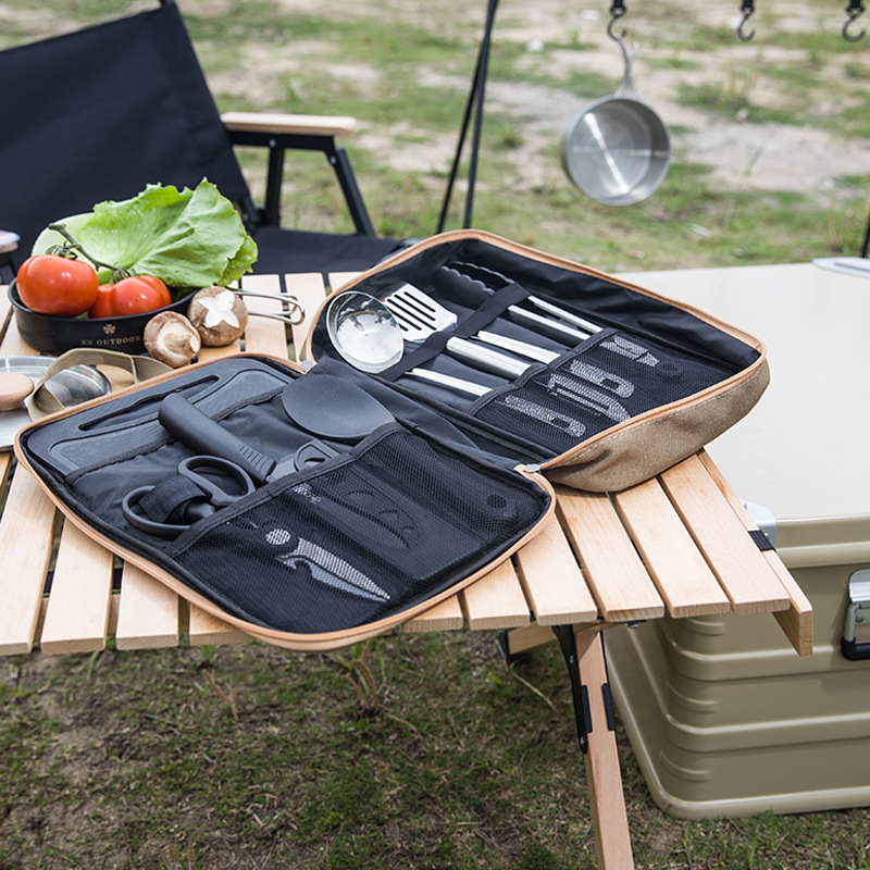 8pcs Camping Kitchen Cookware  - Camping Cooking Kitchen Set ulasan dan harga