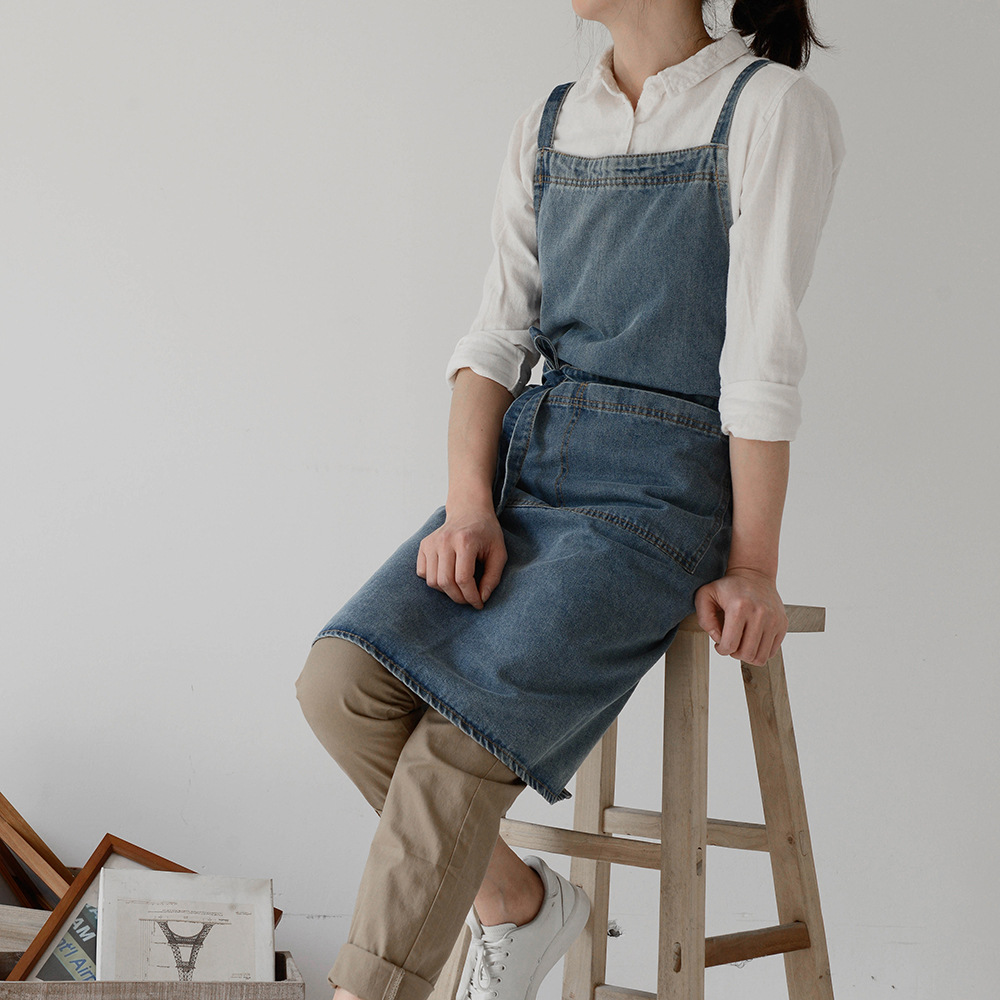 Korean Denim Overalls Work Clo - Japan Camping Cooking ulasan dan harga