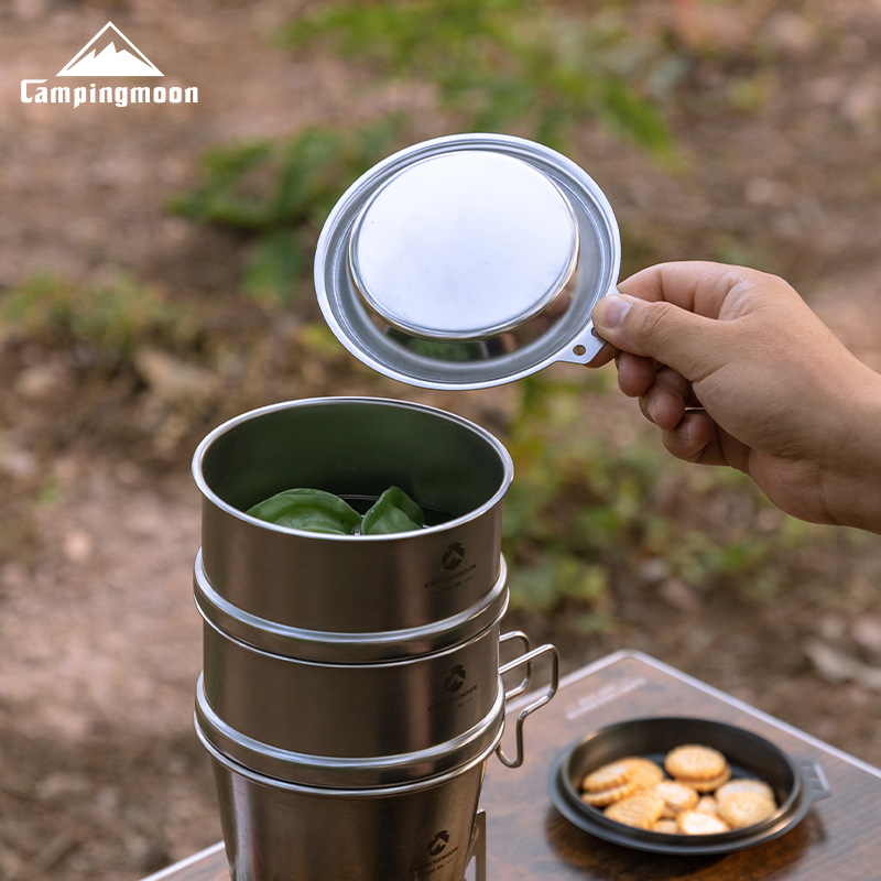CAMPINGMOON S-SD Thickened Sta - Camping Cooking Snow ulasan dan harga