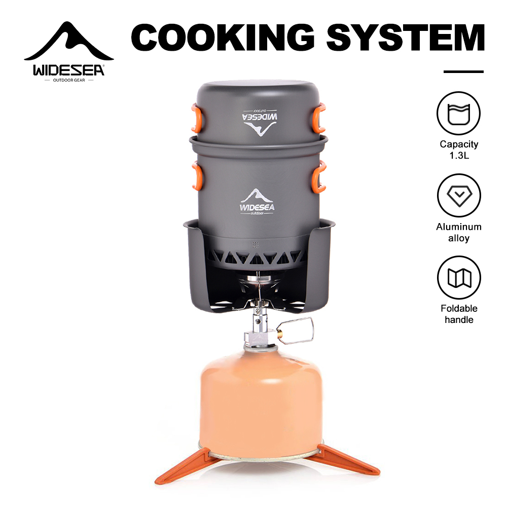 Widesea Portable Camping Stove - Camping Cooking One Pot ulasan dan harga