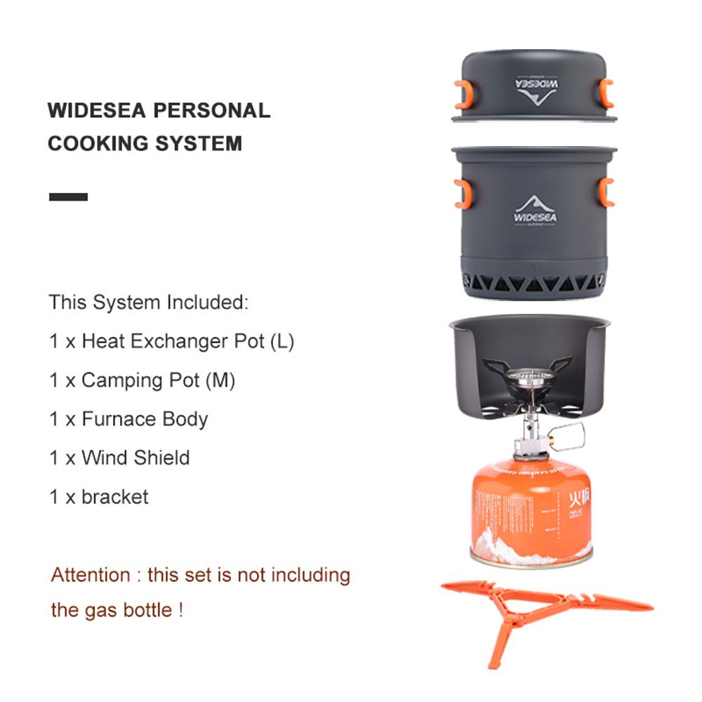 Widesea Portable Camping Stove - Camping Cooking One Pot ulasan dan harga
