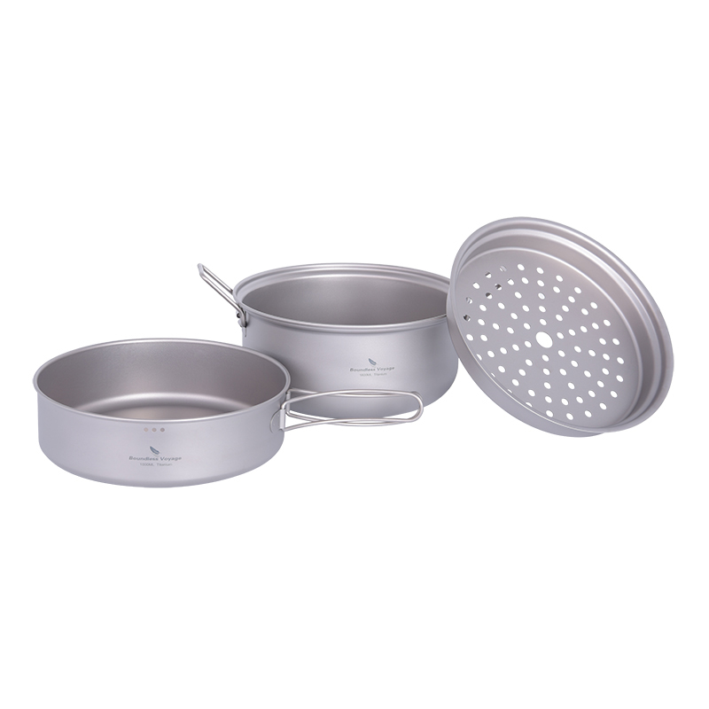 Boundless Voyage Titanium Stea - Camping Outdoor Cooking Set ulasan dan harga