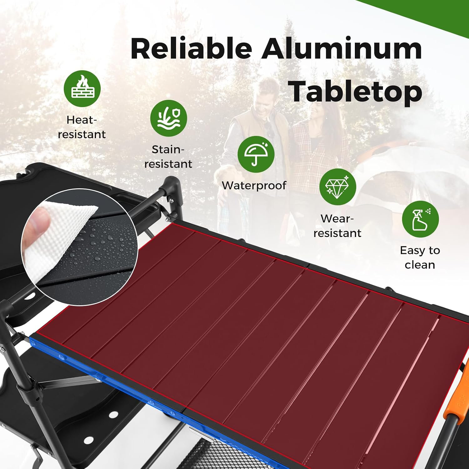 Portable Camp Cooking Table wi - Camping Cooking Top ulasan dan harga