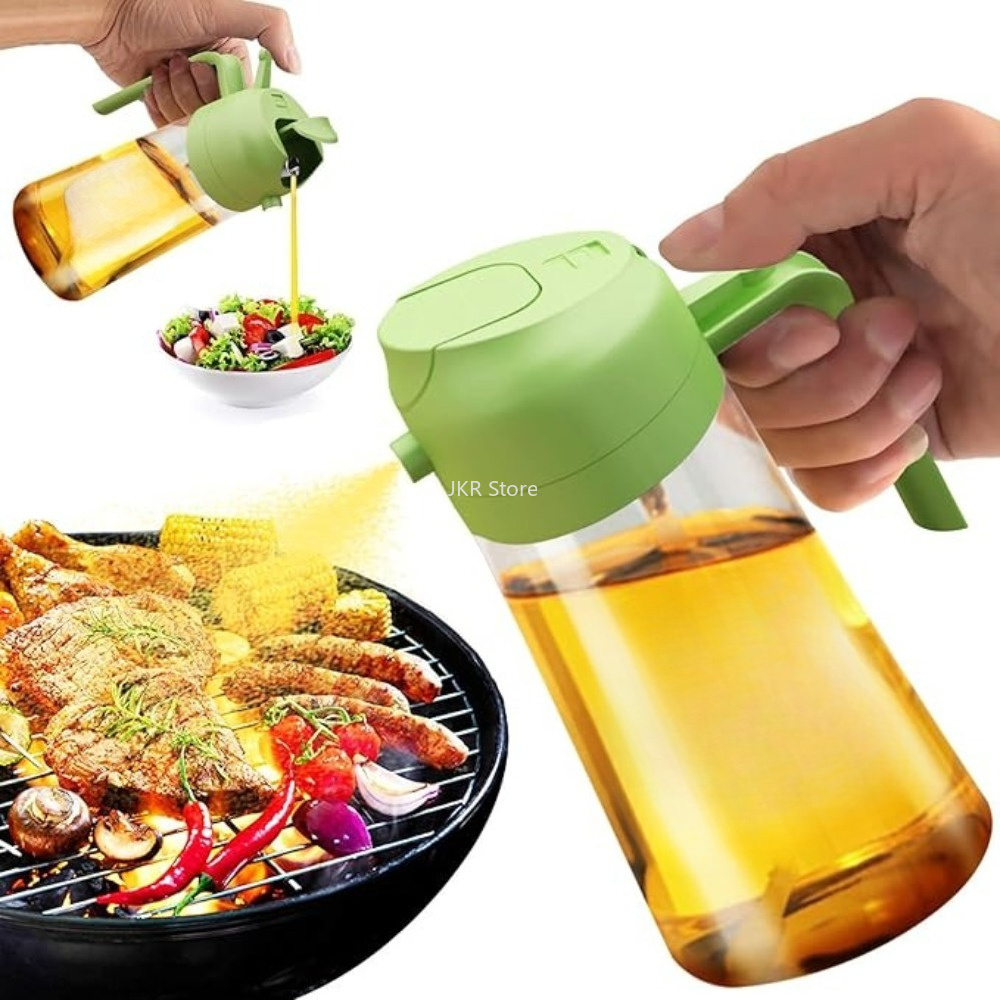 2 in 1 Olive Oil Sprayer Dispe - Camping Cooking Oil Bottle ulasan dan harga