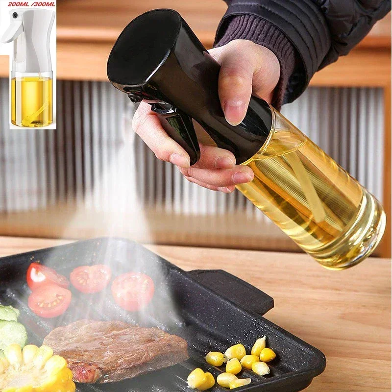 200ml/300ml Oil Spray Bottle f - Camping Cooking Oil Bottle ulasan dan harga