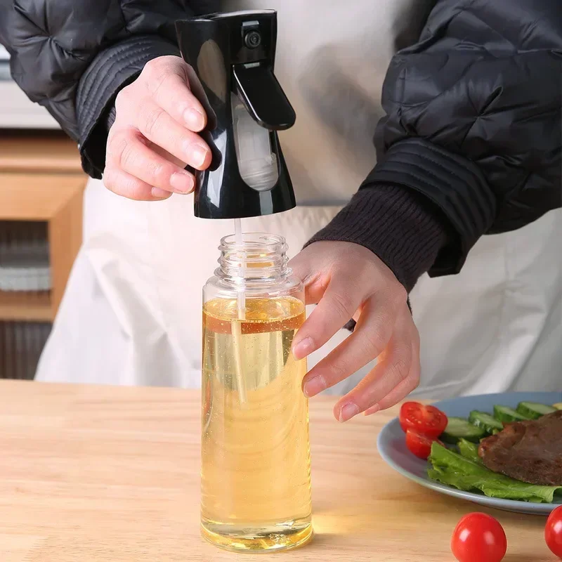 200ml/300ml Oil Spray Bottle f - Camping Cooking Oil Bottle ulasan dan harga