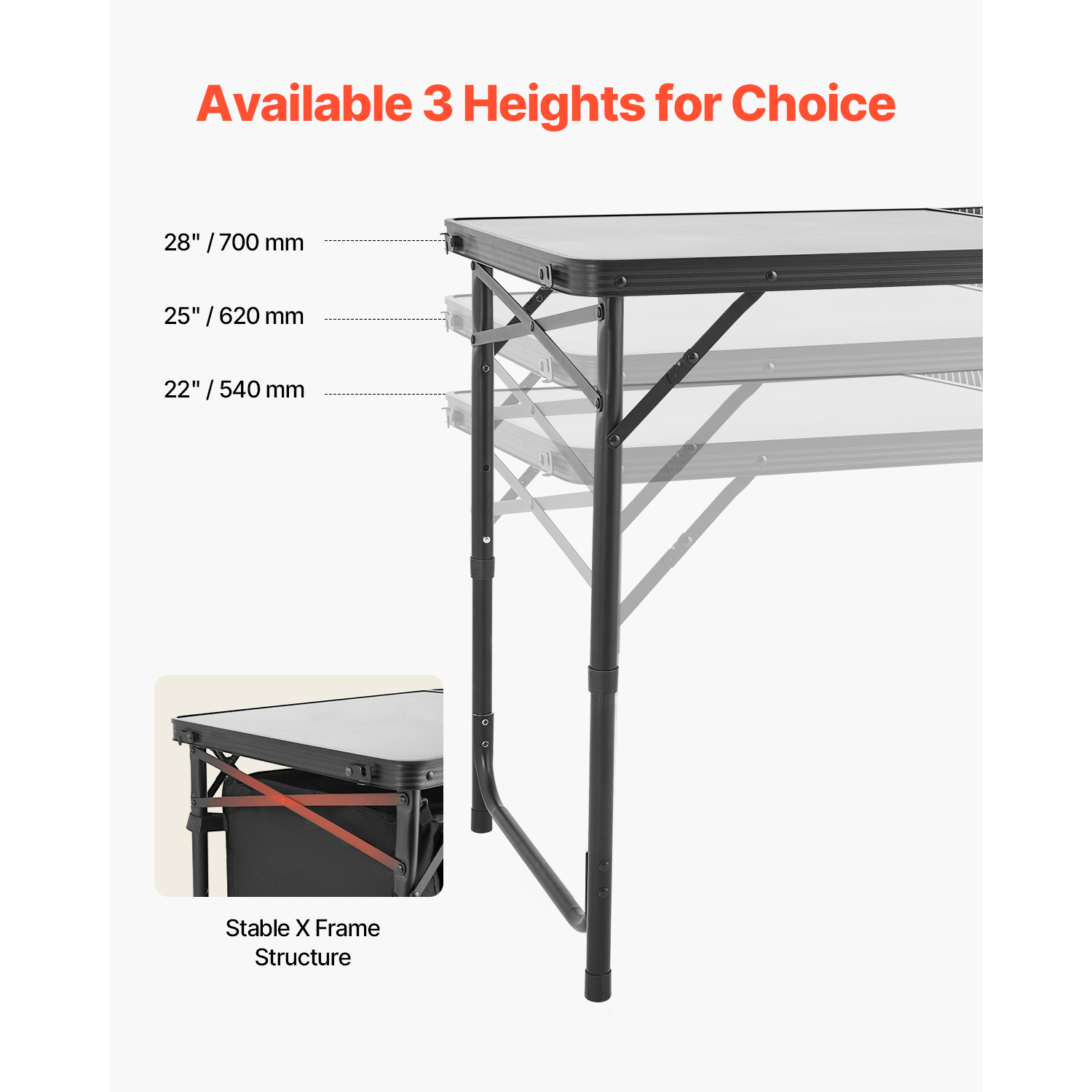 SucceBuy Camping Kitchen Table - Camping Cooking Table Foldable ulasan dan harga