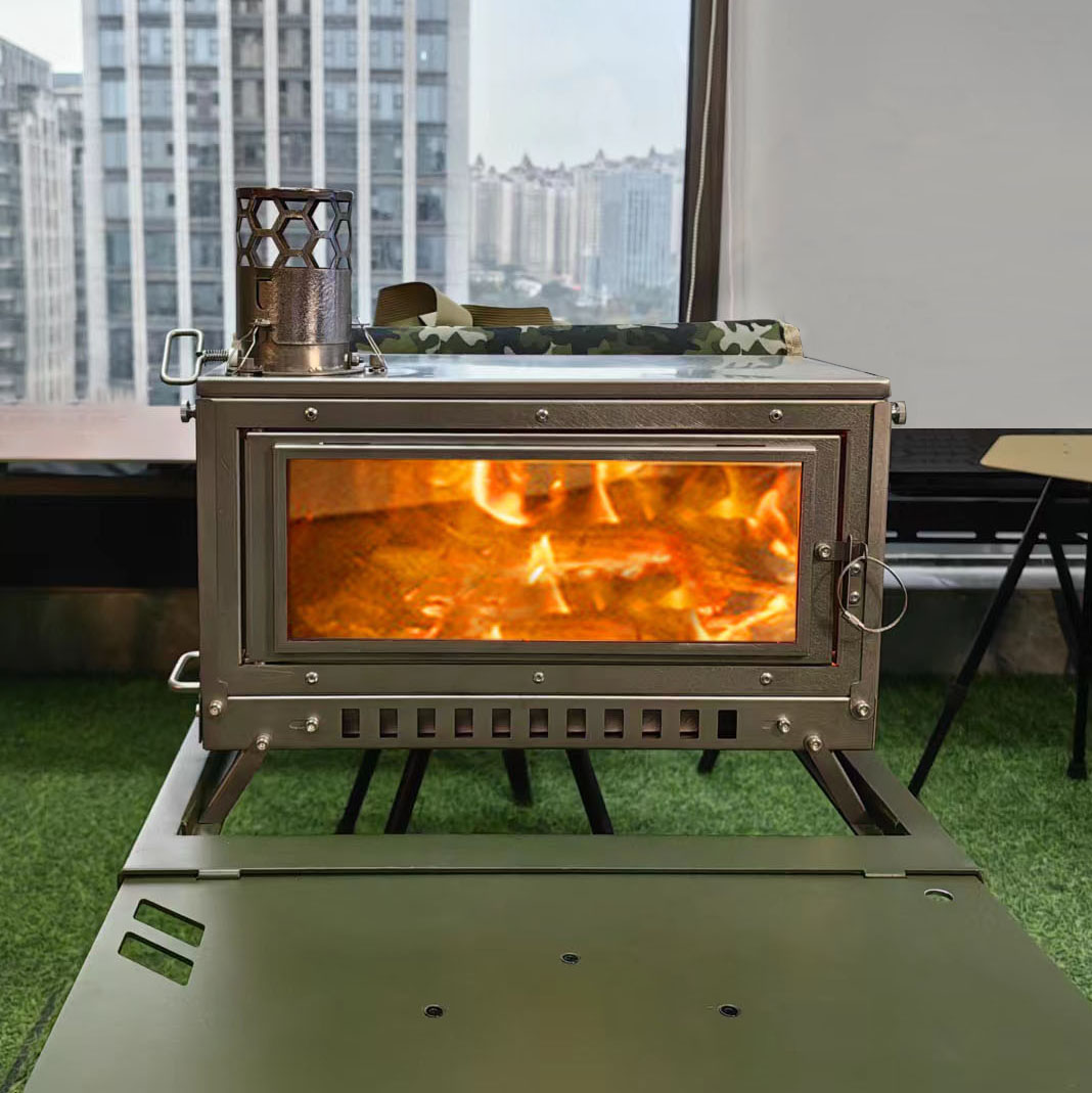 Firewood Stove Tent Stove Fold - Camping Cooking Grate ulasan dan harga