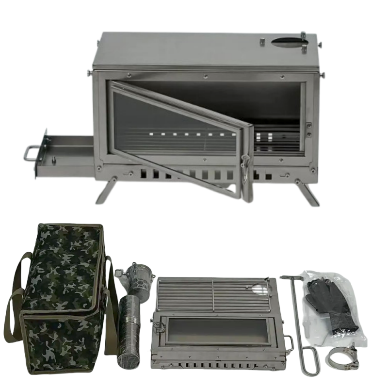 Firewood Stove Tent Stove Fold - Camping Cooking Grate ulasan dan harga