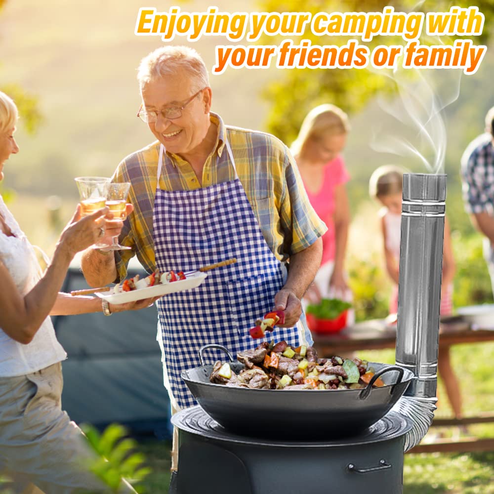 43cm Portable Detachable Outdo - Camping Cooking Hot Plate ulasan dan harga