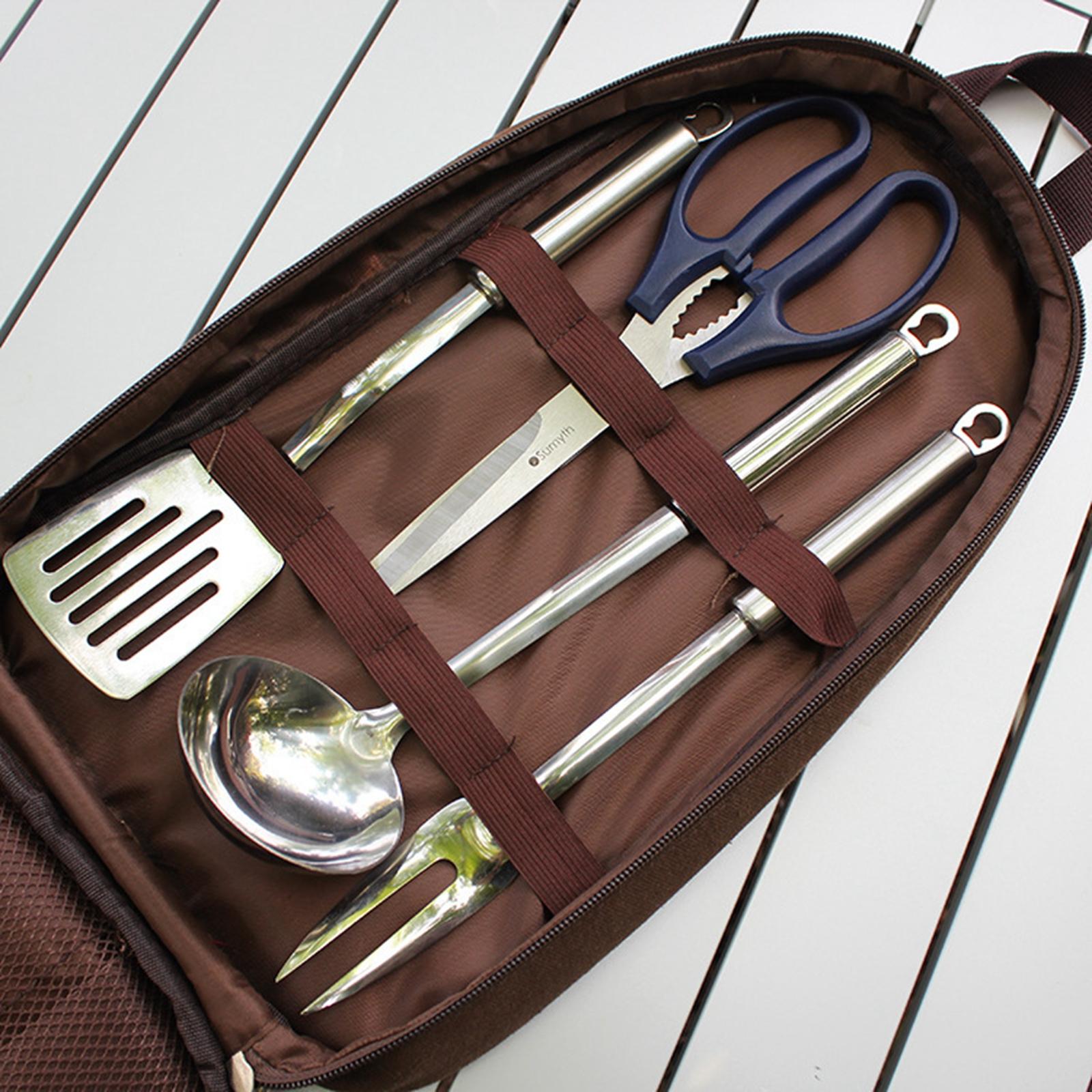 7pcs Camping Kitchen Utensil S - Camping Cooking Kitchen Set ulasan dan harga