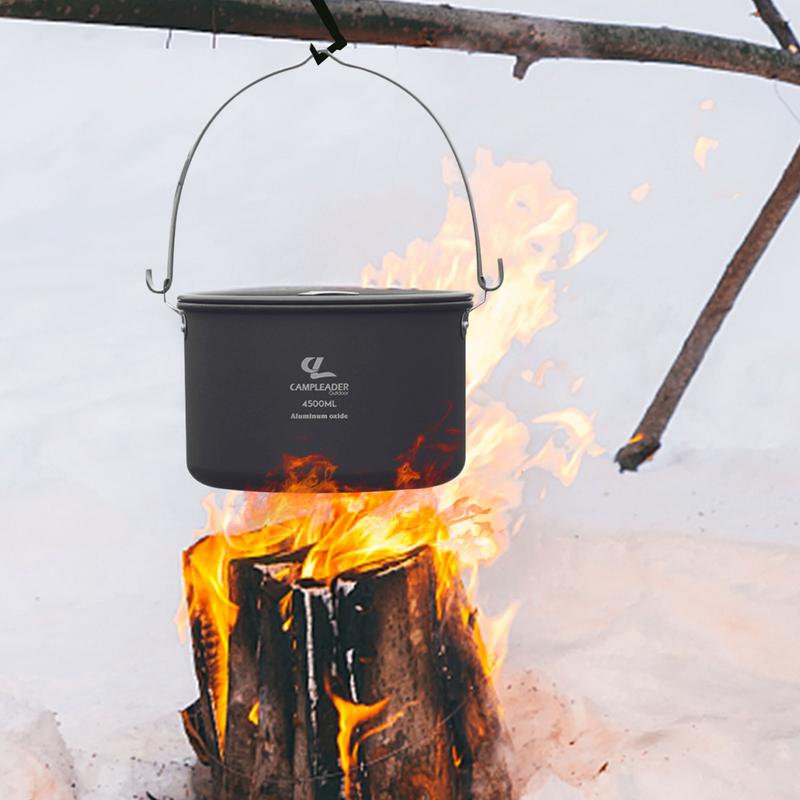 4.5L Camping Hanging Pot Cookw - Camping Cooking One Pot ulasan dan harga