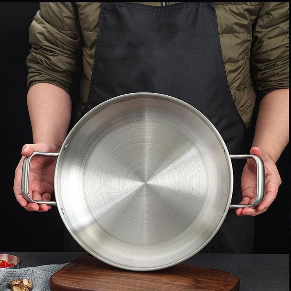 Durable BBQ Plate Frying Pan S - Camping Cooking Hot Plate ulasan dan harga