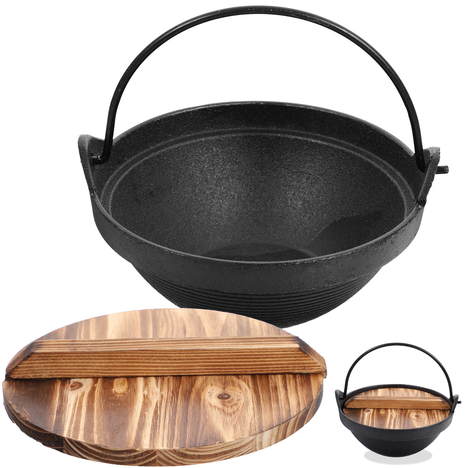 1 set Cast Iron Sukiyaki Japan - Japanese Camping Cooking ulasan dan harga