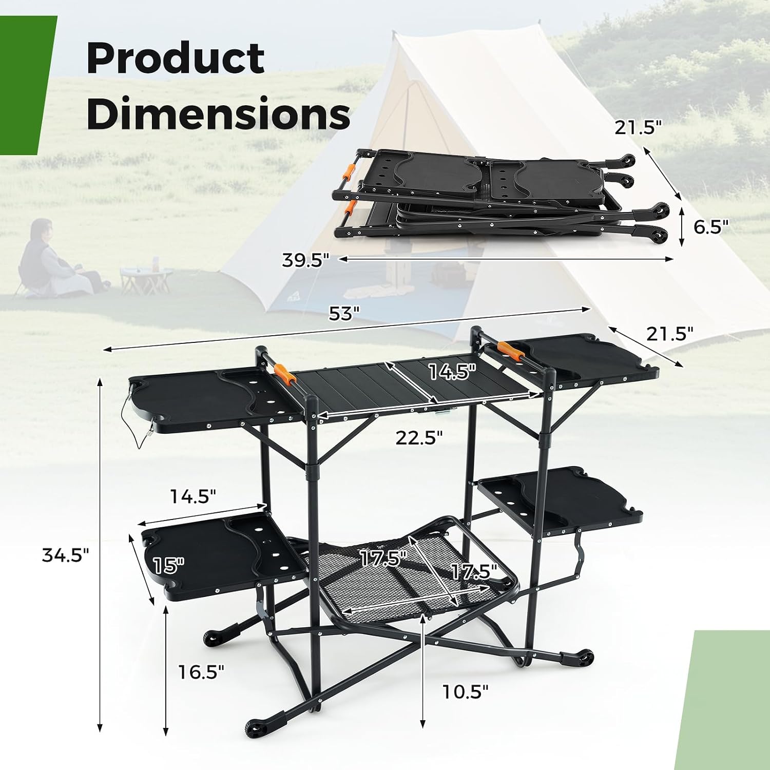Portable Outdoor Folding Cooki - Camping Cooking Top ulasan dan harga