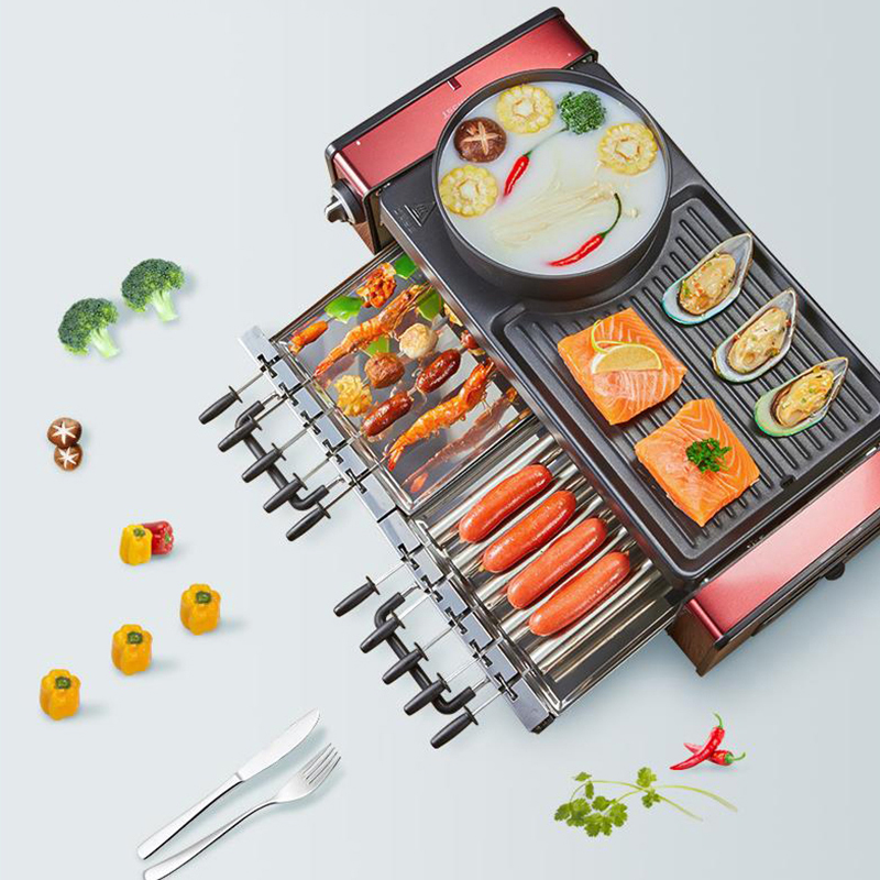 Electric Grill Camping Hot Pot - Camping Cooking Hot Plate ulasan dan harga