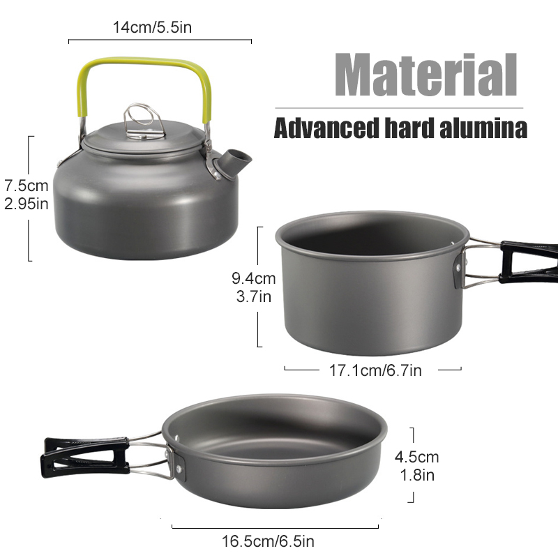 WESTTUNE Camping Cookware Kit  - Camping Cooking Kitchen Set ulasan dan harga