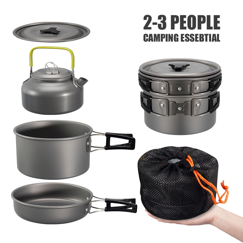 WESTTUNE Camping Cookware Kit  - Camping Cooking Kitchen Set ulasan dan harga