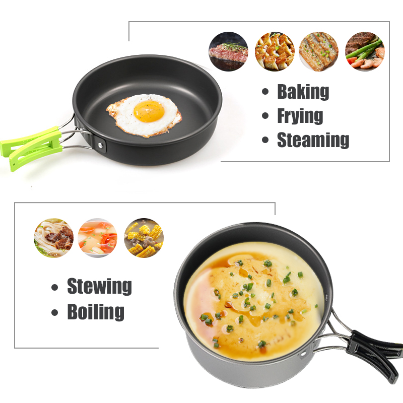 WESTTUNE Camping Cookware Kit  - Camping Cooking Kitchen Set ulasan dan harga