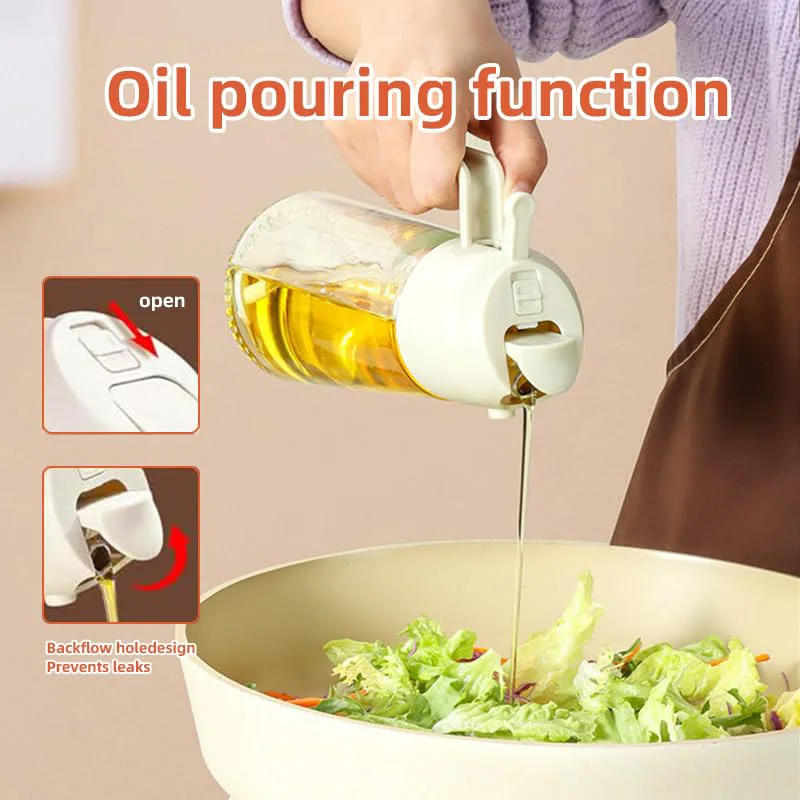 2 in 1 Pour Spray Sprayer Kitc - Camping Cooking Oil Bottle ulasan dan harga