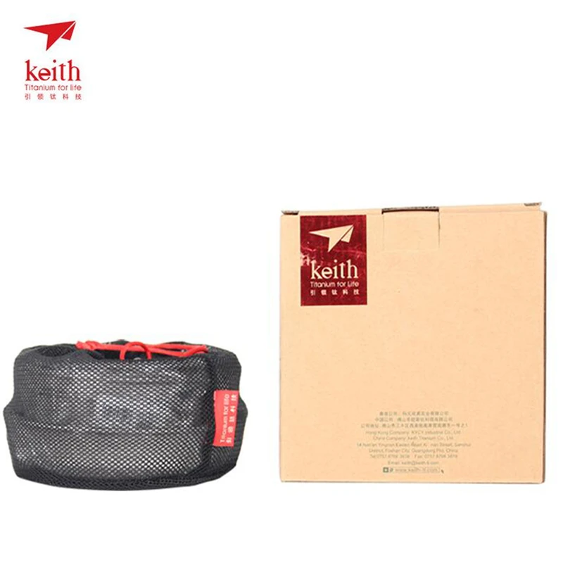 Keith 3PCS Titanium Cookware P - Camping Outdoor Cooking Set ulasan dan harga