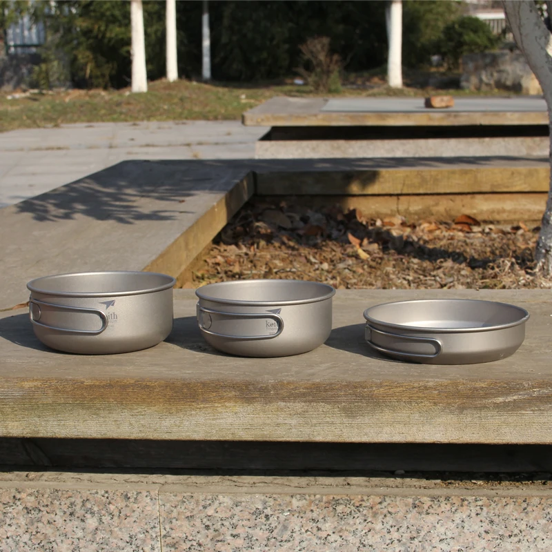 Keith 3PCS Titanium Cookware P - Camping Outdoor Cooking Set ulasan dan harga