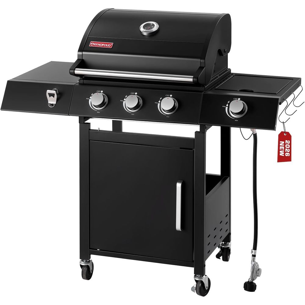3-Burner Propane Gas Grill wit - Camping Cooking Top ulasan dan harga