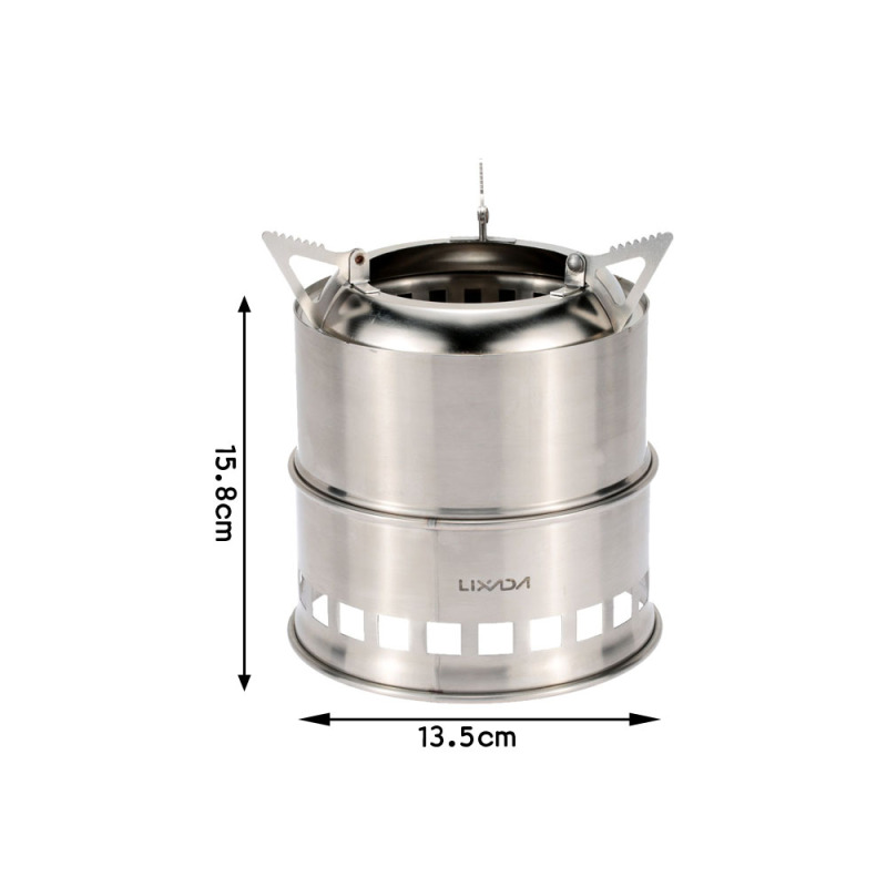 Lixada Stainless Steel Wood St - Camping Cooking Grate ulasan dan harga
