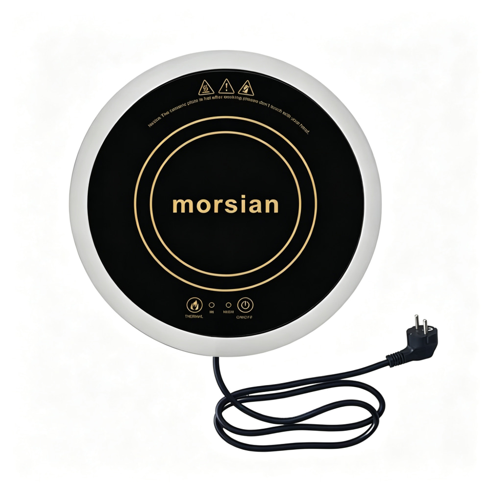 220V 1200W Round Built-in Indu - Camping Cooking Hot Plate ulasan dan harga