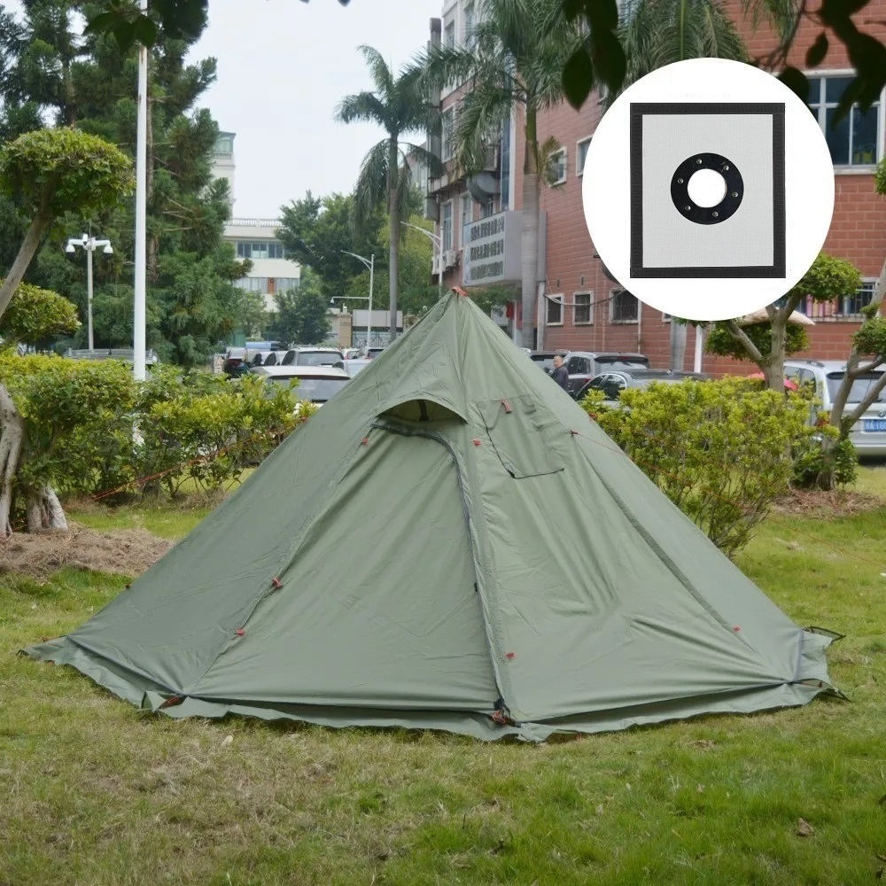 New Pyramid Tent With Snow Ski - Camping Cooking Snow ulasan dan harga