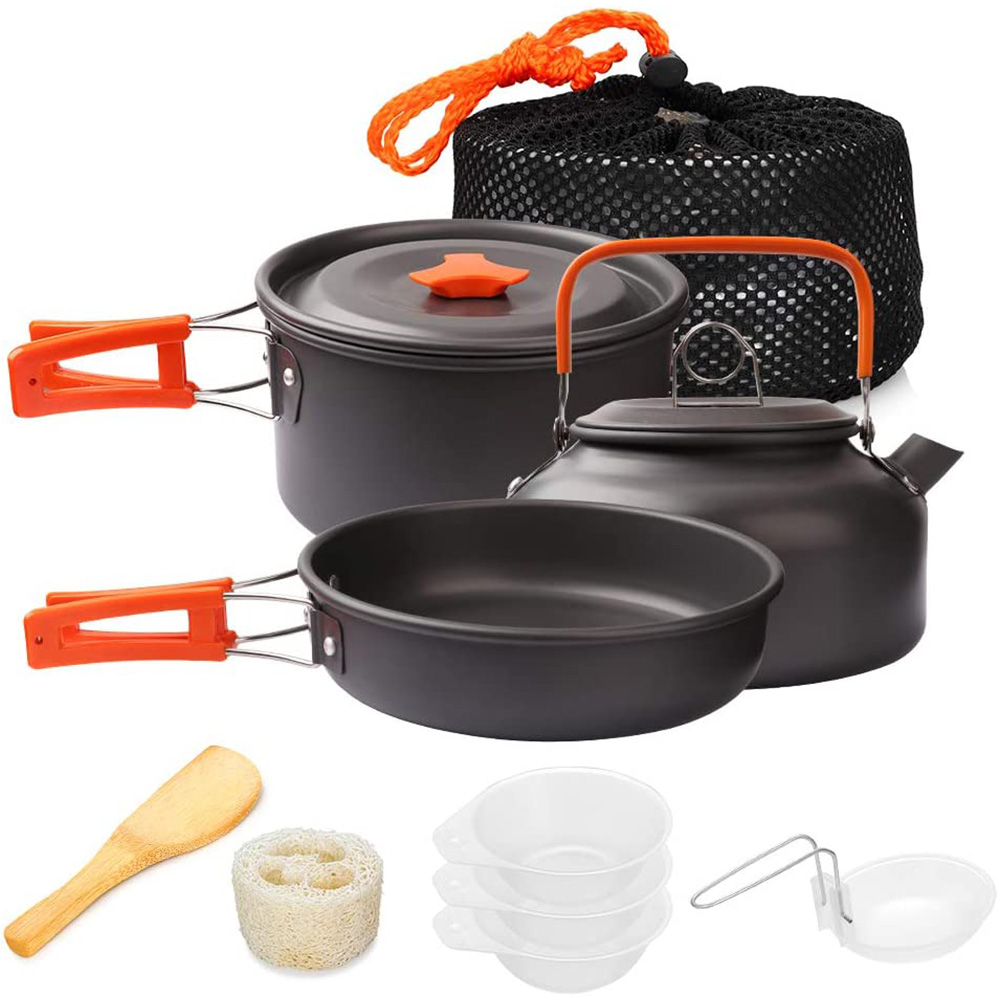 1pcs/1set Camping Cookware Kit - Camping Cooking Kitchen Set ulasan dan harga