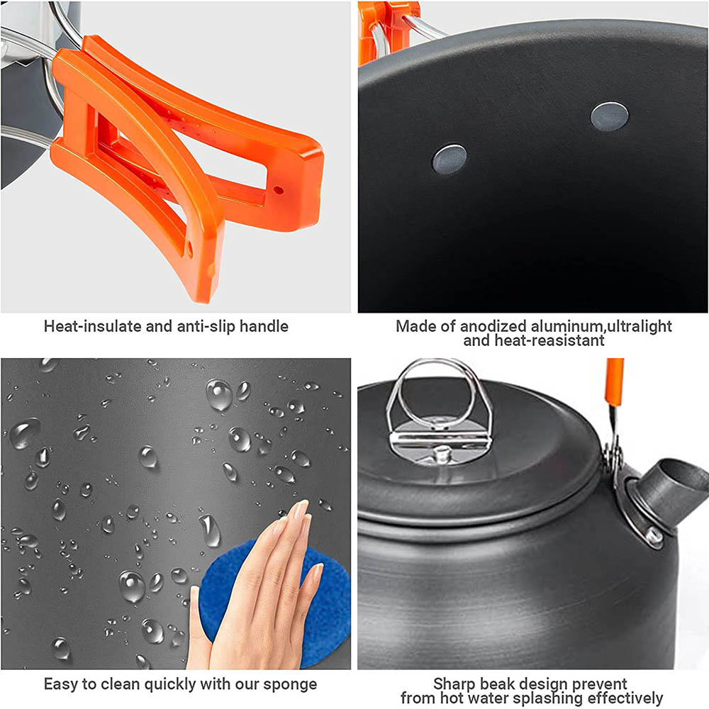 1pcs/1set Camping Cookware Kit - Camping Cooking Kitchen Set ulasan dan harga