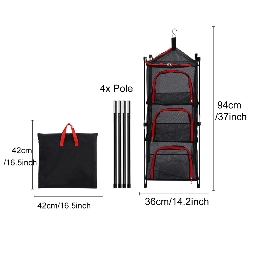 Camping Storage Drying Net 3 L - Camping Outdoor Cooking Set ulasan dan harga