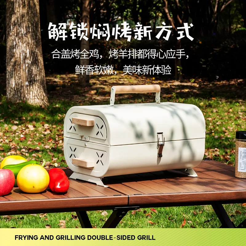 Barbecue Oven Household Grill  - Camping Cooking Grate ulasan dan harga