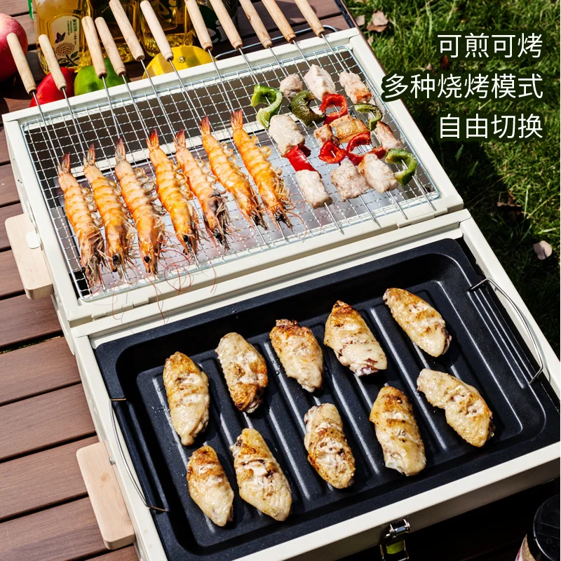 Barbecue Oven Household Grill  - Camping Cooking Grate ulasan dan harga