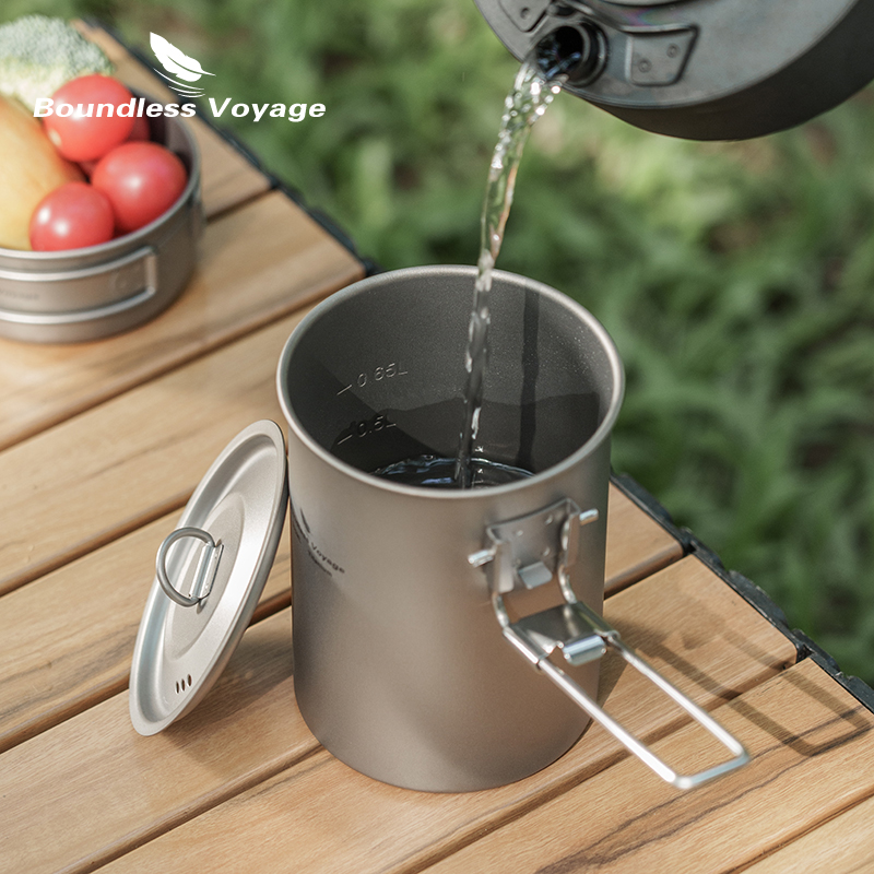 Boundless Voyage 900ml Titaniu - Camping Cooking Tray ulasan dan harga