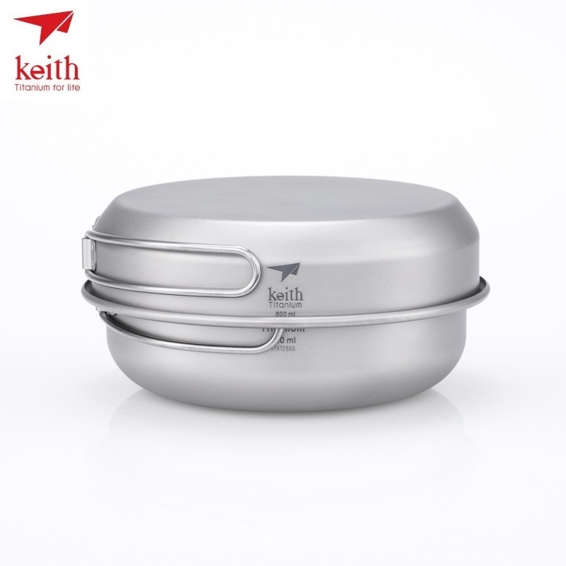 KEITH Titanium Ti6053 3-Piece  - Camping Cooking Hot Plate ulasan dan harga