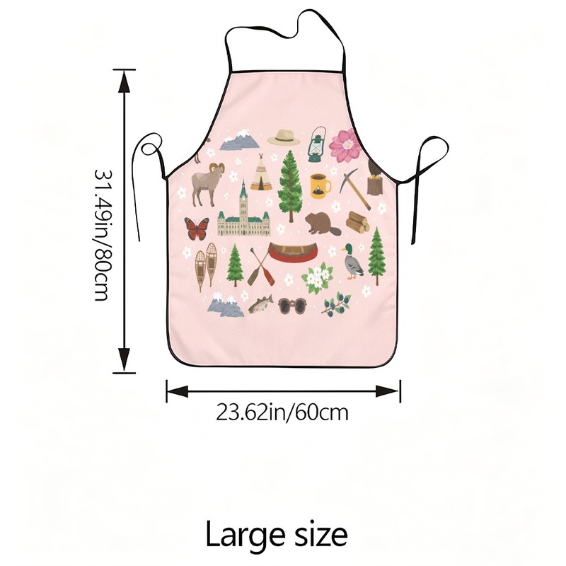 1PC【Apron】2DFlat effect，Printe - Japan Camping Cooking ulasan dan harga