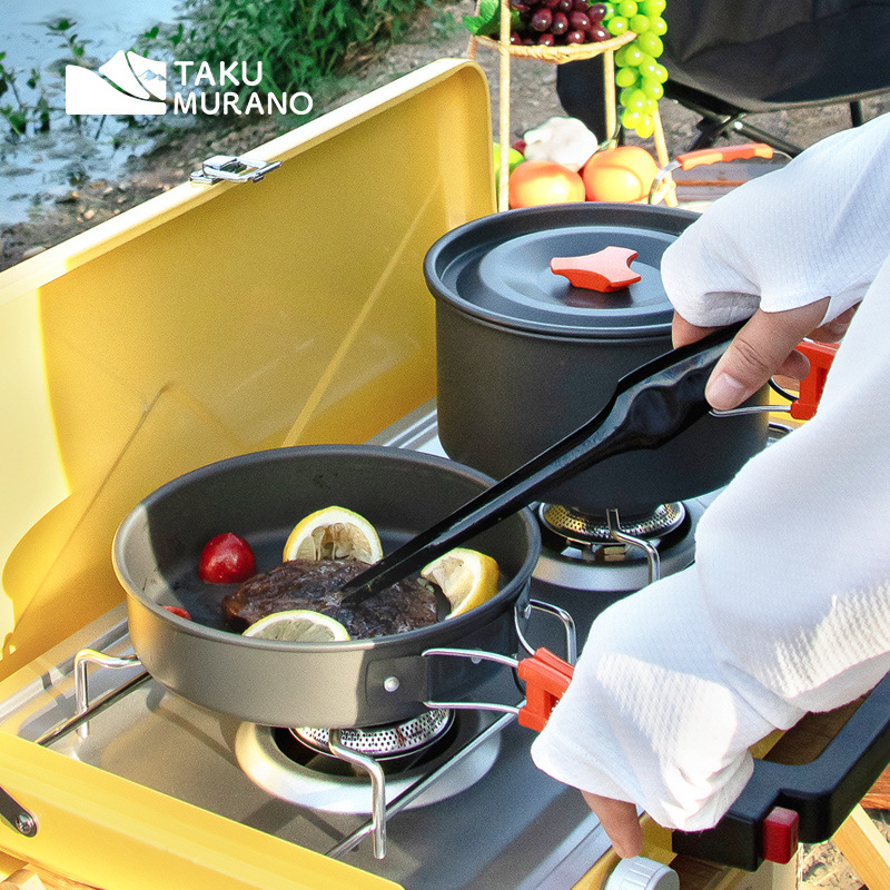 Camping Cookware Set Outdoor C - Camping Cooking Basket ulasan dan harga