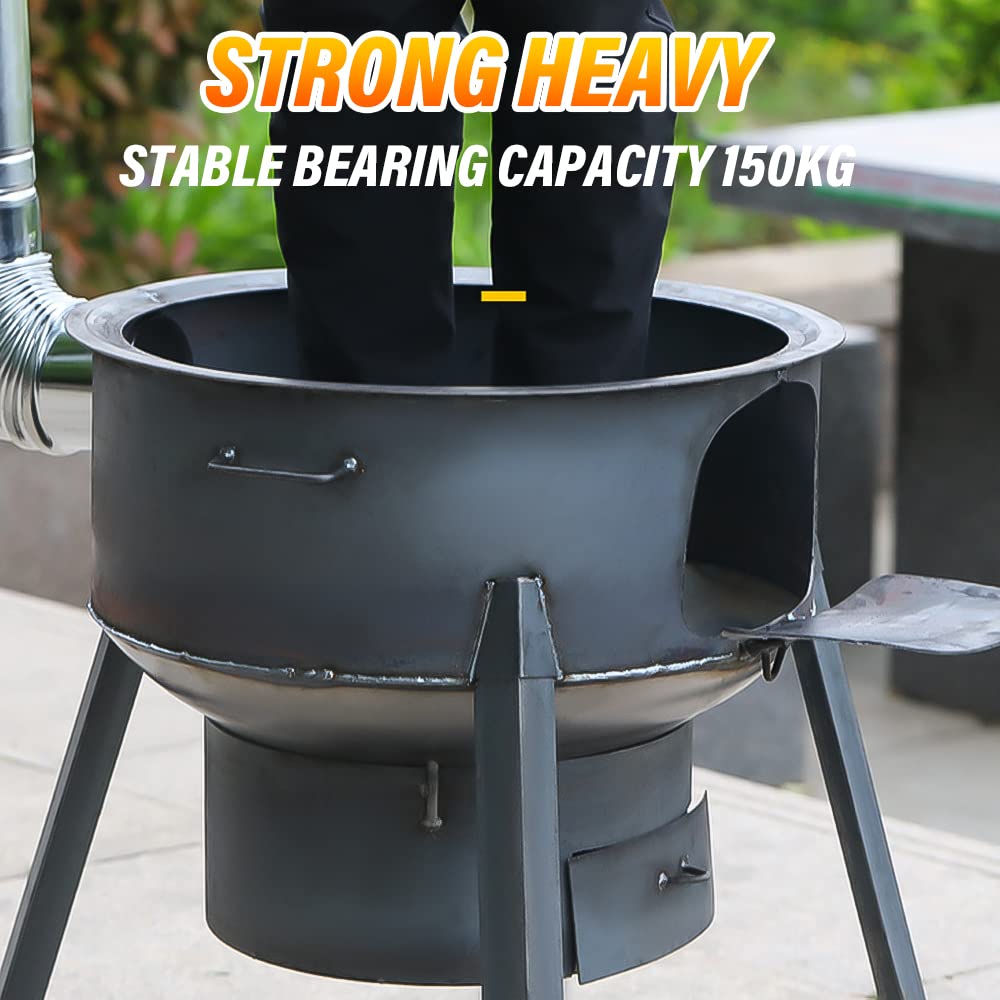 48cm Portable Detachable Outdo - Camping Cooking Hot Plate ulasan dan harga