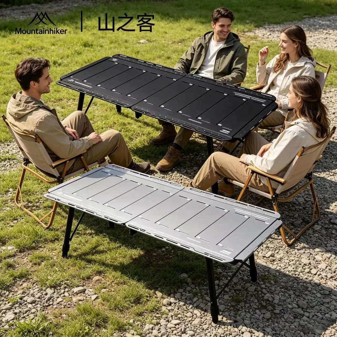 MOUNTAINHIKER New IGT Table 5  - Camping Cooking Table Foldable ulasan dan harga