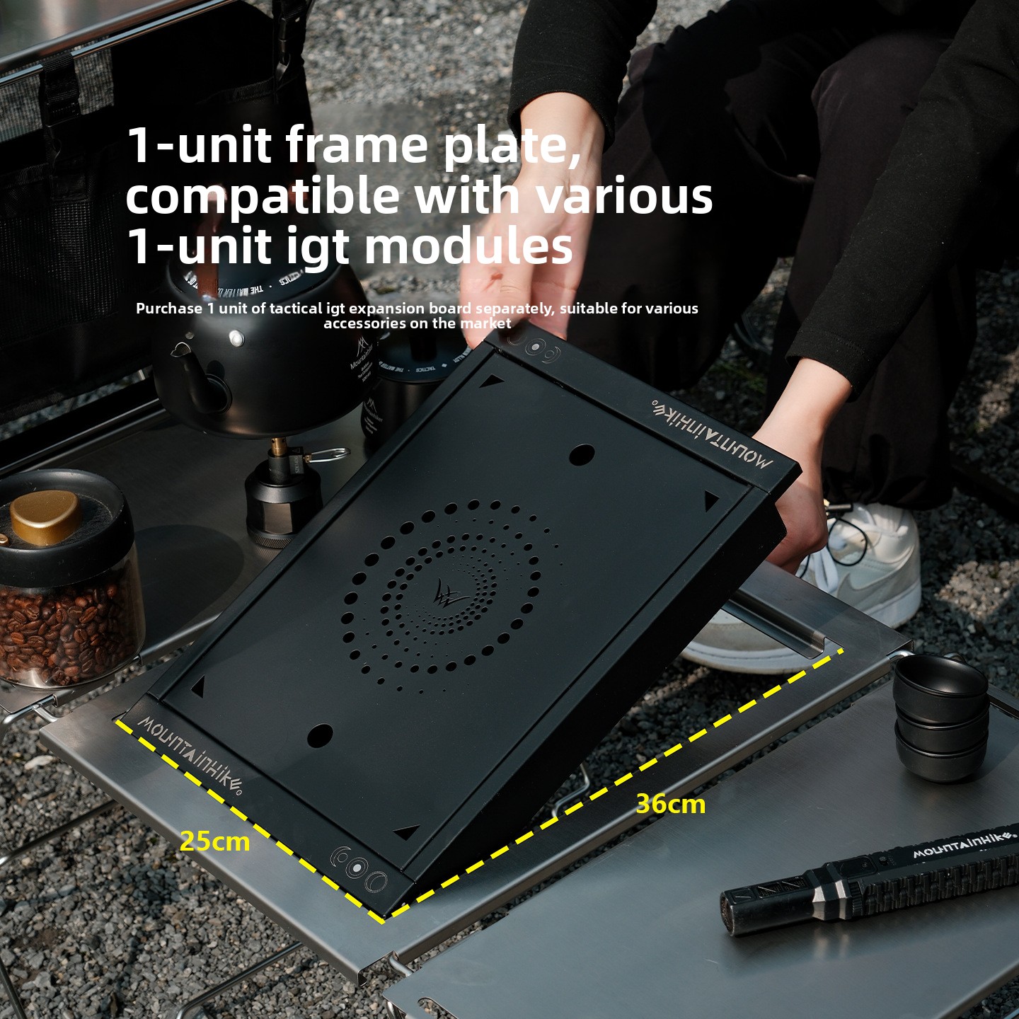 MOUNTAINHIKER 2026 IGT Combina - Camping Cooking Table Foldable ulasan dan harga