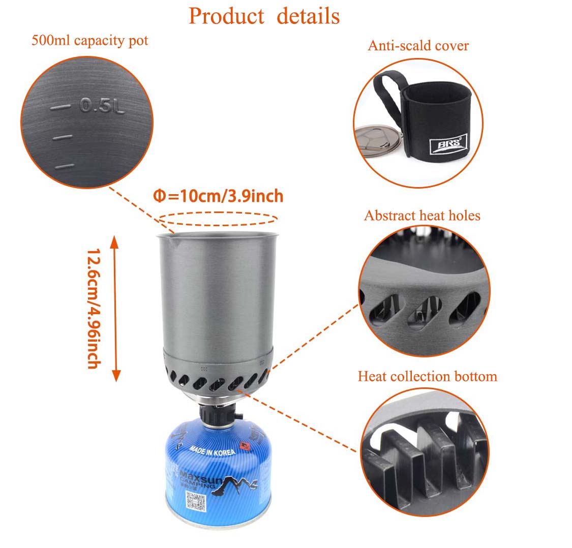 1500W BRS 61 Outdoor  Integrat - Camping Cooking Grate ulasan dan harga