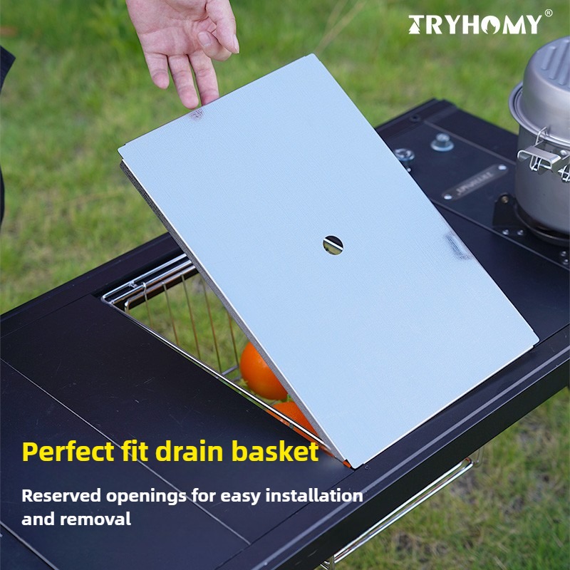 One Unit Drain Basket Cover 3  - Camping Cooking Basket ulasan dan harga
