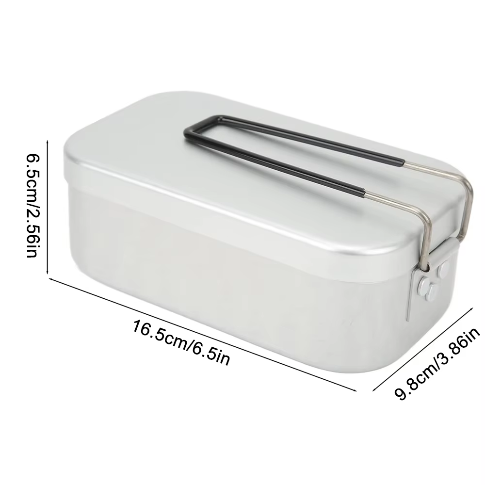 Foldable Bento Box Handle, Lun - Camping Outdoor Cooking Set ulasan dan harga