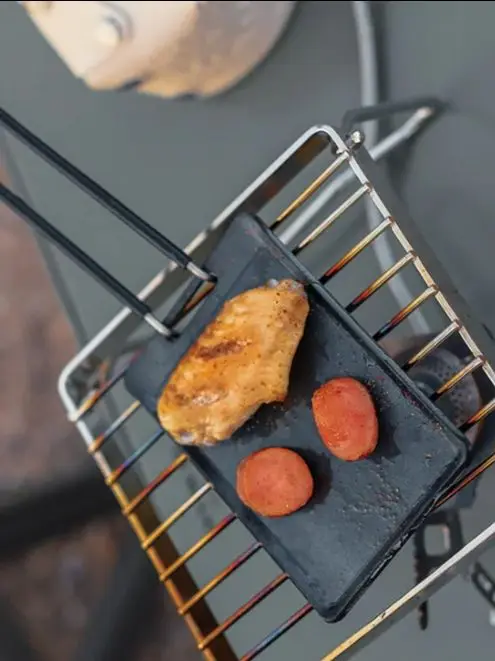 Mini Camping Frying Pan Portab - Camping Cooking Tray ulasan dan harga